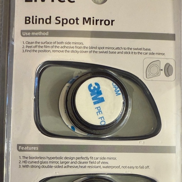 LivTee Car Blind Spot Mirrors - Picture 5 of 7